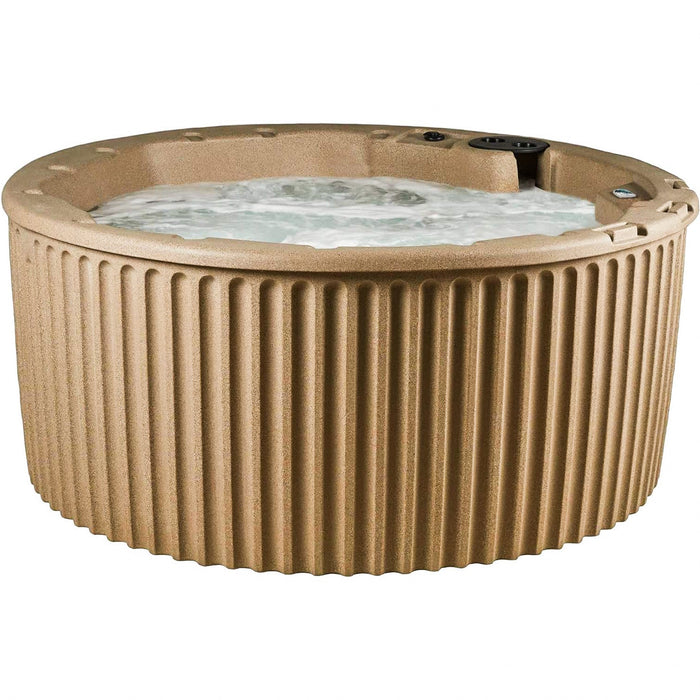 6-Person Plug & Play Hot Tub with 20 Hydrotherapy Jets, Contoured Seating & Cover – 120V Standard Outlet Compatible