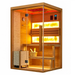 2–4 Person Indoor Traditional Steam Sauna with Salt Bricks, Mood Lighting & Bluetooth Audio