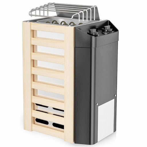 2kW 110V Plug-In Sauna Heater with Timer – Wall-Mounted Electric Heater for Small Sauna Rooms up to 100 Cu. Ft.