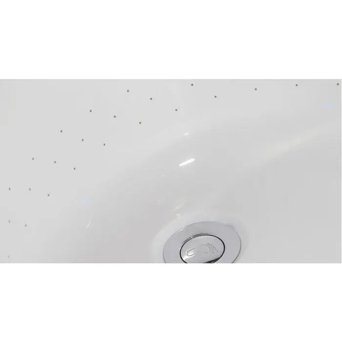 EAGO AM1900 74 3/4" White Freestanding Air Bubble Bathtub