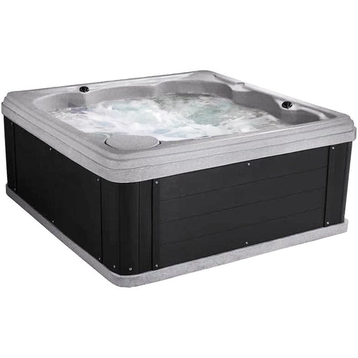 6-Person Plug & Play Hot Tub Spa Bundle with 24 Jets, Thermal Cover, Steps & Extra Filter – Indoor/Outdoor Use