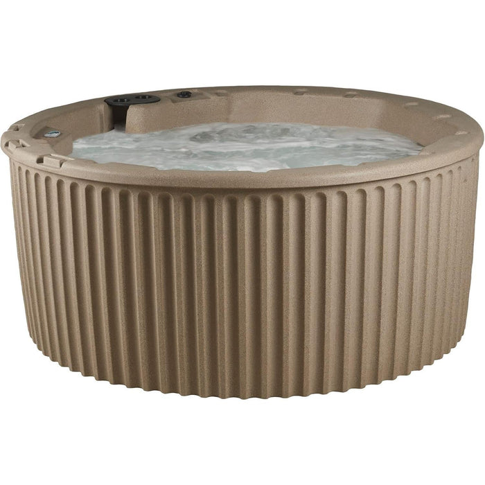 6-Person Plug & Play Hot Tub with 20 Hydrotherapy Jets, Contoured Seating & Cover – 120V Standard Outlet Compatible