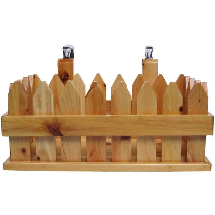 ALFI AB1130 65" 2 Person Free Standing Cedar Wooden Bathtub with Fixtures & Headrests