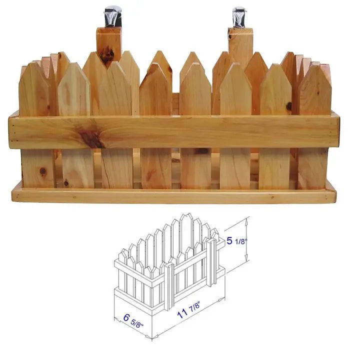 ALFI AB1163 61" Free Standing Wood Bath with Cushion Headrest