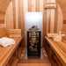 Harvia Linear 16 WK160C modern wood-burning sauna stove