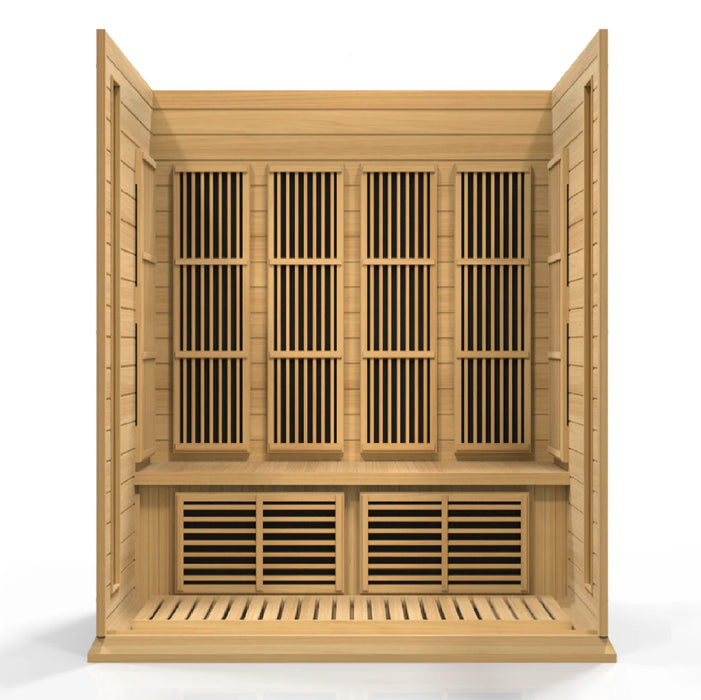 Golden Designs Maxxus MX-K406-01 4-person low EMF FAR infrared indoor sauna
