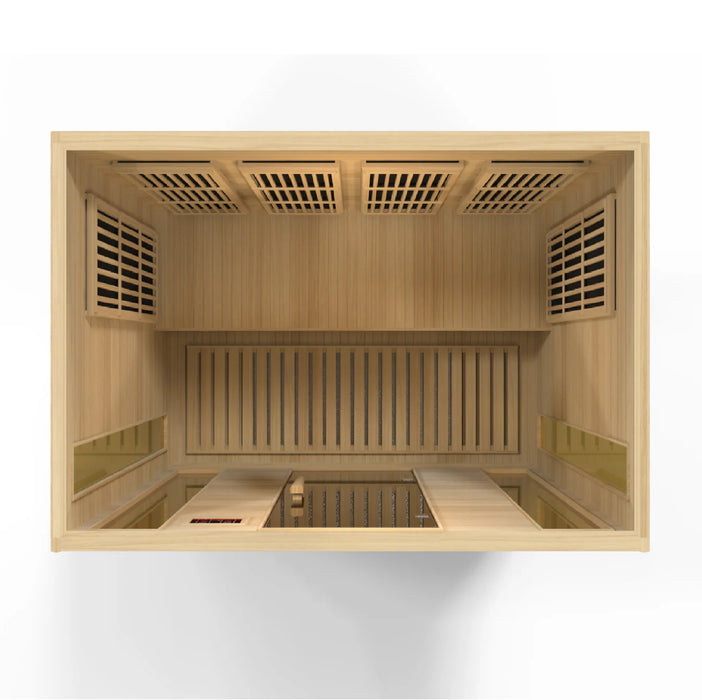Maxxus MX-K406-01 - 4-Person Low EMF FAR Infrared Sauna