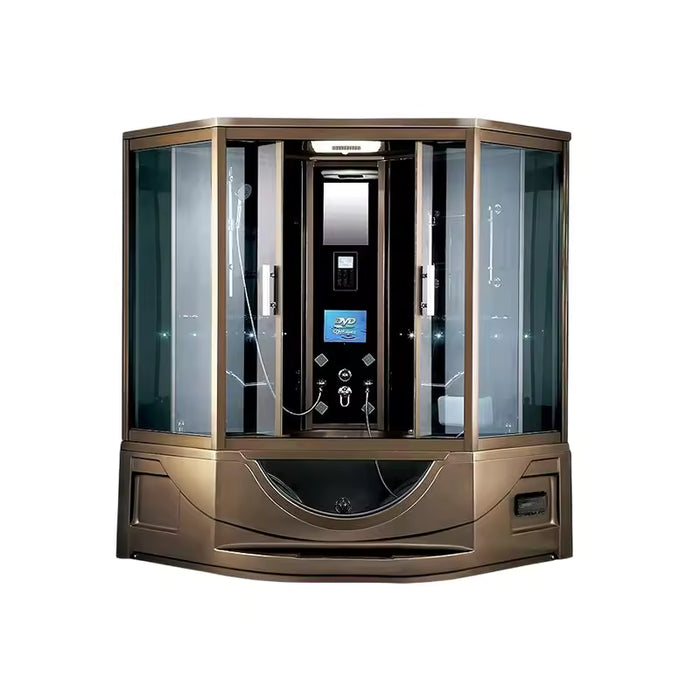 High-Performance 10.5kW Steam Shower with Digital Touch Control and Aromatherapy Head