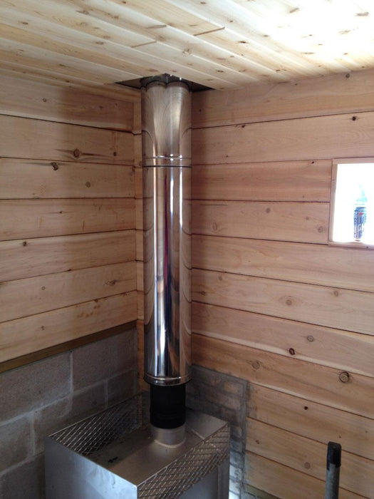 Harvia Linear 16 WK160C modern wood-burning sauna stove