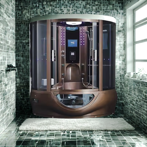 Compact 6kW Steam Shower with Digital Touchscreen Control