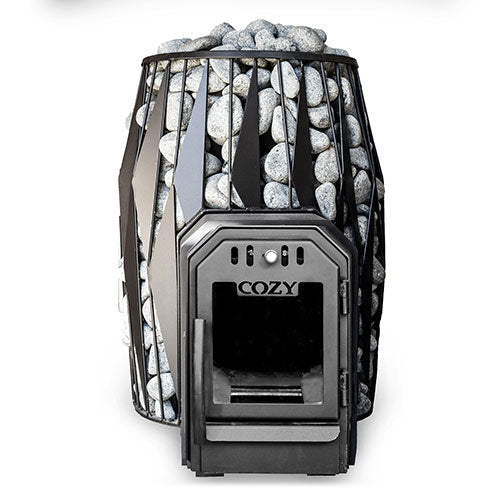 Cozy Heat Cozy OG Thru-Wall 12 Sauna Stove Wood Burning Sauna Heater