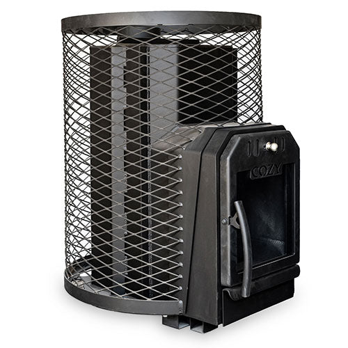 Cozy Heat O Thru-Wall 12 Sauna Stove 12KW/18KW Wood-Burning Sauna Heater