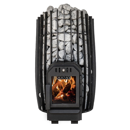Cozy Heat SW Thru-Wall Sauna Stove 12KW/18KW Wood-Burning Sauna Heater