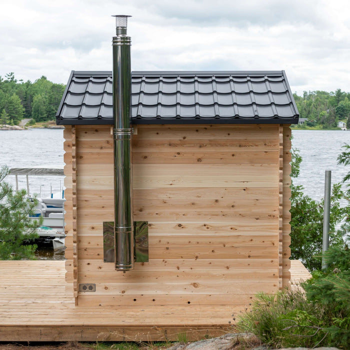 Dundalk LeisureCraft CT Georgian 6 Person Outdoor Sauna CTC88W