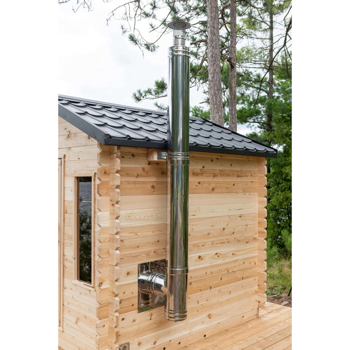 Dundalk LeisureCraft CT Georgian 6 Person Outdoor Sauna CTC88W