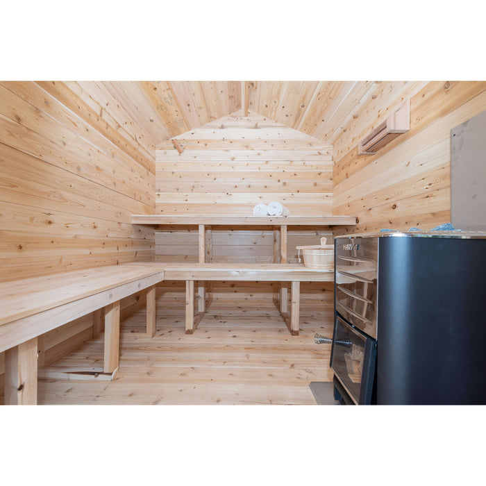 Dundalk LeisureCraft CT Georgian 6 Person Outdoor Sauna CTC88W