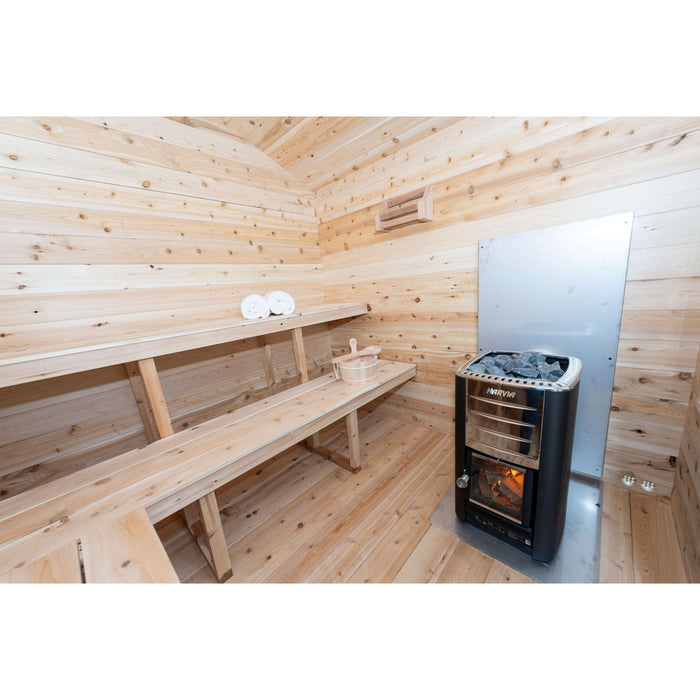 Dundalk LeisureCraft CT Georgian 6 Person Outdoor Sauna CTC88W