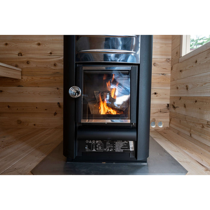 Dundalk LeisureCraft CT Georgian 6 Person Outdoor Sauna CTC88W