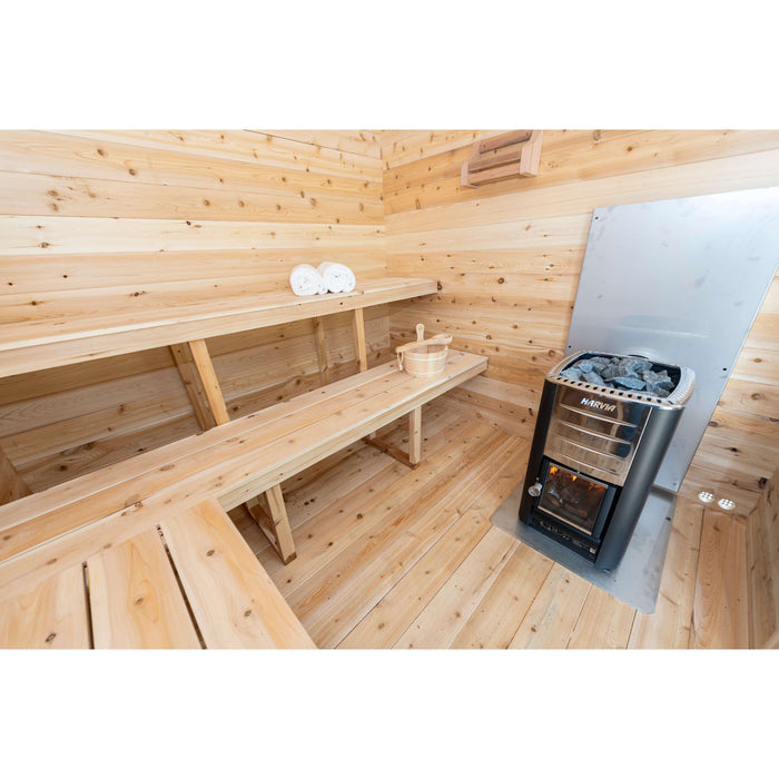 Dundalk LeisureCraft CT Georgian 6 Person Outdoor Sauna CTC88W