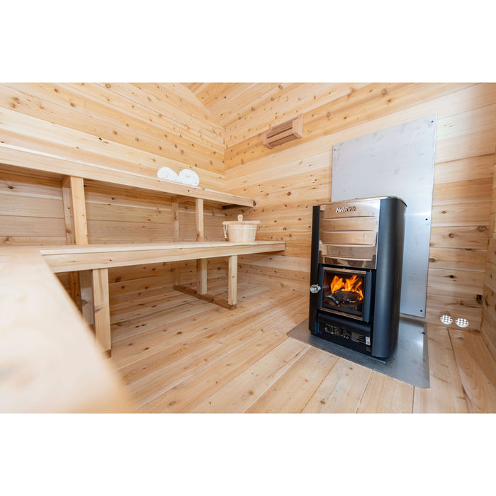 Dundalk LeisureCraft CT Georgian 6 Person Outdoor Sauna CTC88W