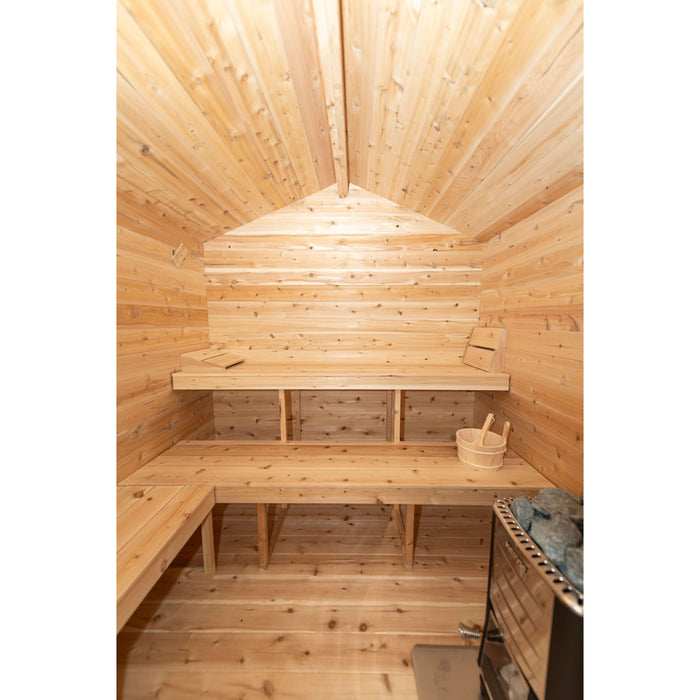 Dundalk LeisureCraft CT Georgian 6 Person Outdoor Sauna with Changeroom