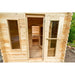 Dundalk LeisureCraft CT Georgian 6 Person Outdoor Sauna with Changeroom