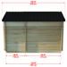 Dundalk LeisureCraft CT Georgian 6 Person Outdoor Sauna with Changeroom
