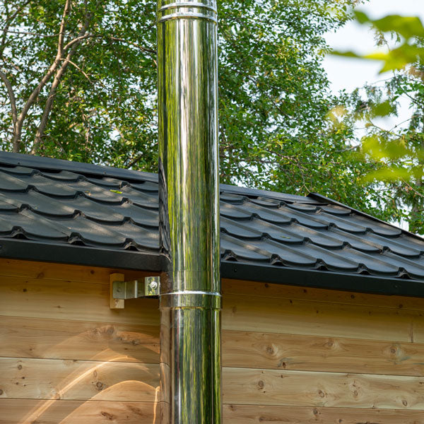 Dundalk LeisureCraft CT Georgian 6 Person Outdoor Sauna with Changeroom
