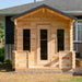 Dundalk LeisureCraft CT Georgian 6 Person Outdoor Sauna with Porch CTC88PW