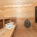 Dundalk LeisureCraft CT Georgian 6 Person Outdoor Sauna with Porch CTC88PW