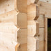 Dundalk LeisureCraft CT Georgian 6 Person Outdoor Sauna with Porch CTC88PW