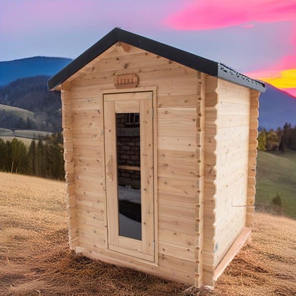 Dundalk LeisureCraft CT Granby 3 Person Outdoor Sauna CTC66W