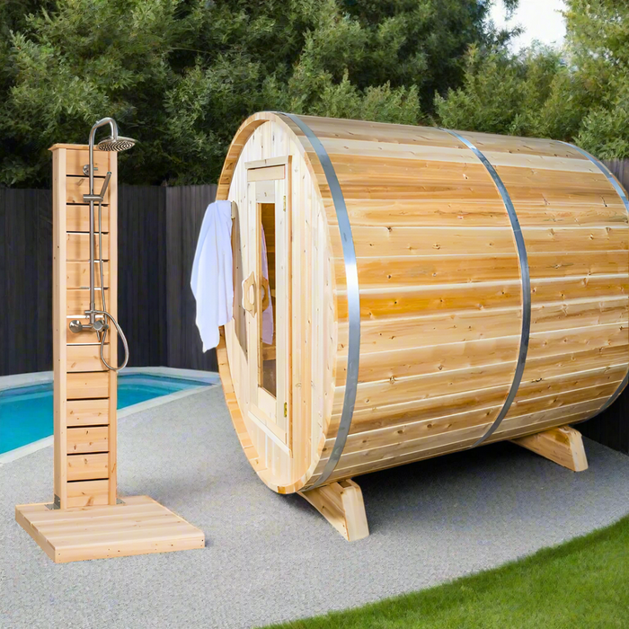 Dundalk LeisureCraft CT Harmony 4 Person Barrel Sauna