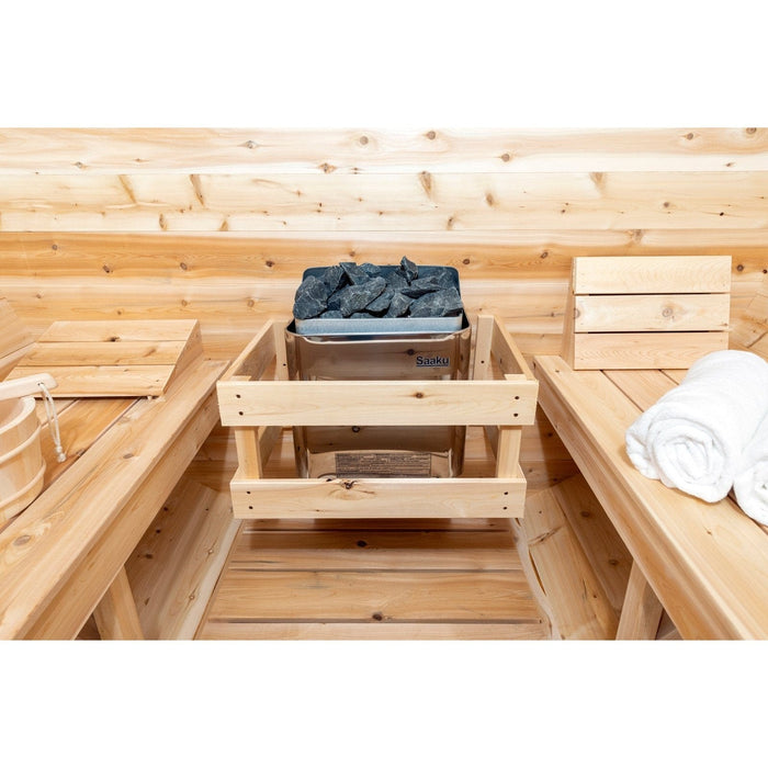 Dundalk LeisureCraft CT Harmony 4 Person Barrel Sauna