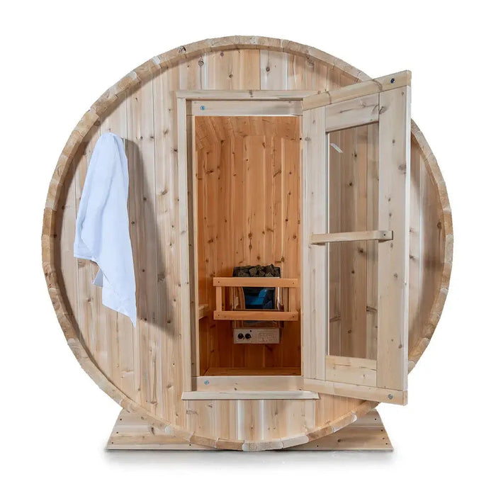 Dundalk LeisureCraft CT Harmony 4 Person Barrel Sauna