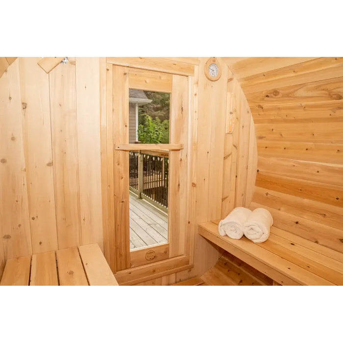 Dundalk LeisureCraft CT Harmony 4 Person Barrel Sauna