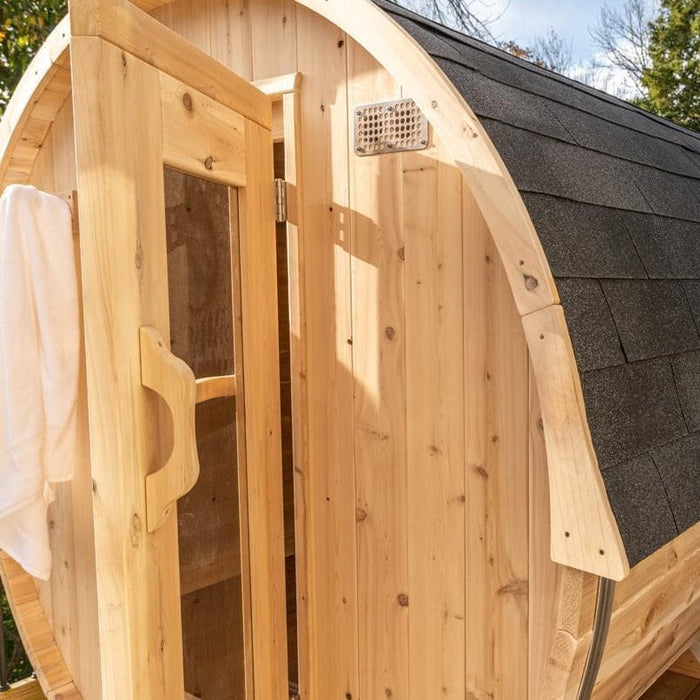 Dundalk LeisureCraft CT Harmony 4 Person Barrel Sauna