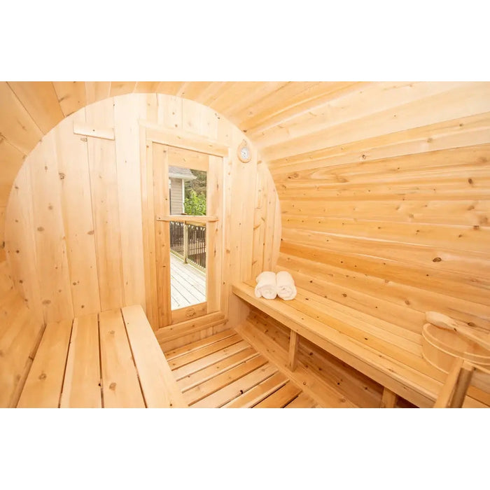 Dundalk LeisureCraft CT Harmony 4 Person Barrel Sauna