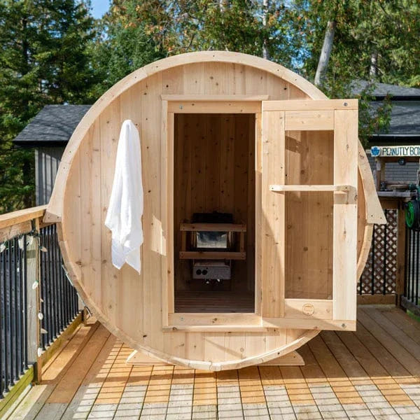Dundalk LeisureCraft CT Harmony 4 Person Barrel Sauna