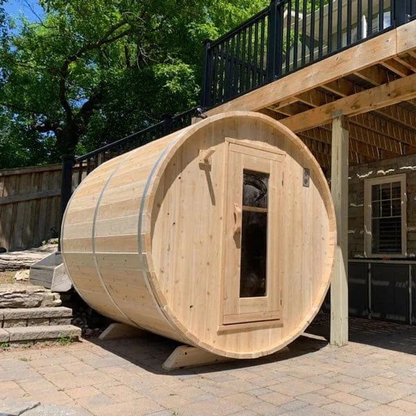 Dundalk LeisureCraft CT Harmony 4 Person Barrel Sauna