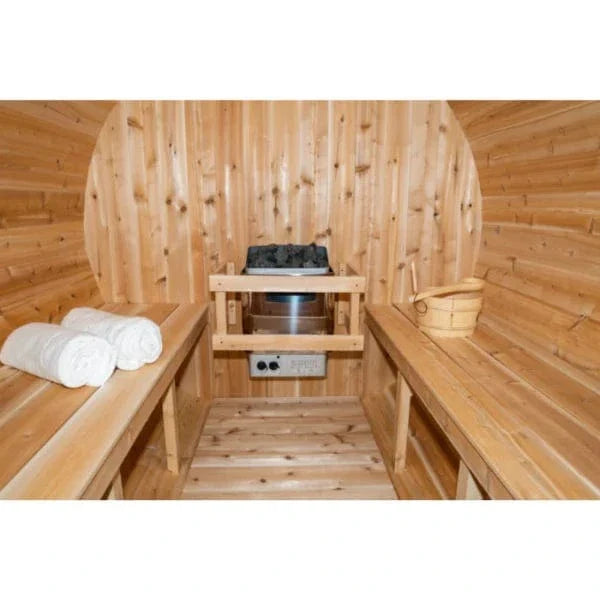 Dundalk LeisureCraft CT Harmony 4 Person Barrel Sauna