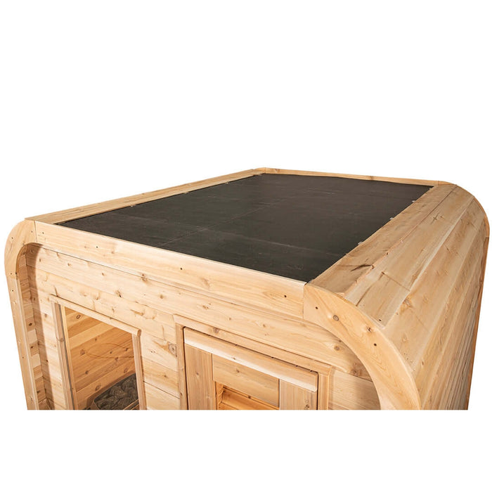 Dundalk LeisureCraft CT Luna 4 Person Barrel Sauna