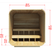 Dundalk LeisureCraft CT Luna 4 Person Barrel Sauna