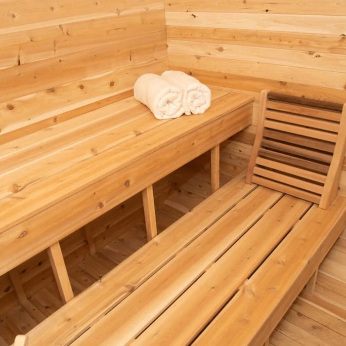Dundalk LeisureCraft CT Luna 4 Person Barrel Sauna
