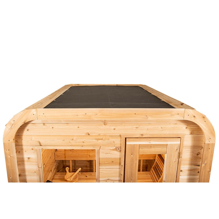 Dundalk LeisureCraft CT Luna 4 Person Barrel Sauna