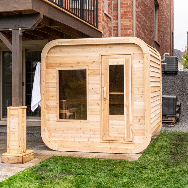 Dundalk LeisureCraft CT Luna 4 Person Barrel Sauna