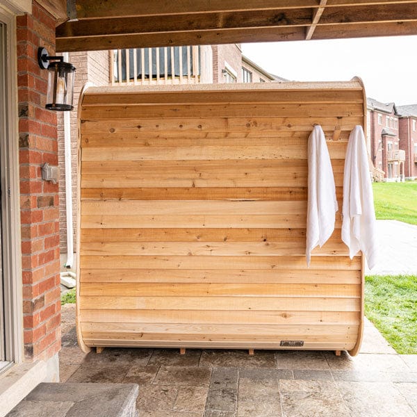 Dundalk LeisureCraft CT Luna 4 Person Barrel Sauna