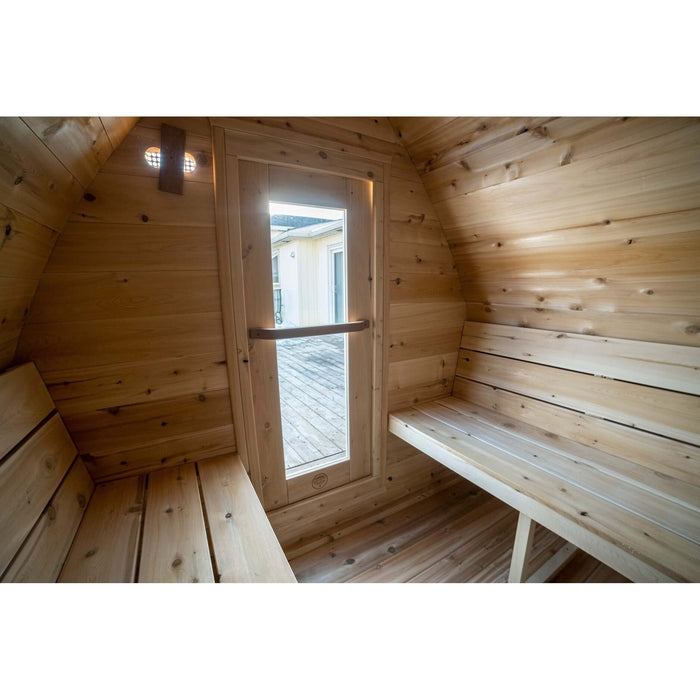 Dundalk LeisureCraft CT Mini POD 4 Person Outdoor Sauna CTC77MW