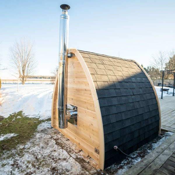 Dundalk LeisureCraft CT Mini POD 4 Person Outdoor Sauna CTC77MW