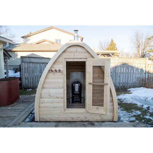 Dundalk LeisureCraft CT Mini POD 4 Person Outdoor Sauna CTC77MW